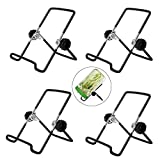 Picowe 4 Pack Sprouting Stands for Wide and Regular Mouth Mason Jars Canning Jars Holder for Sprouting, Stainless Steel