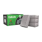 Calcolo 4 Pcs Grill Stone Cleaning Block Griddle Brick Odorless Multiuse Non-Messy Magic Stone Pumice Griddle for BBQ Grills, Flat Top Cookers & Racks