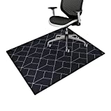 Anidaroel Office Chair Mat for Hardwood Floor & Tile Floor 36"X48" Computer Desk Chair Mat for Rolling Chair Rug Floor Protector Mat for Home Office