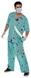 Bloody Scrubs Party Costume - Adult Standard Size, Green - 1 Set