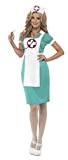 Smiffys womens Scrub Nurse Costume,Green,M - US Size 10-12