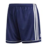Adidas Women's Soccer Squadra 17 Shorts - XX-Small/Large - Dark Blue/White