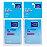 Oil Control Film Replacment for Clean & Clear Oil-absorbing Sheets,2 Pack (120 sheets) Oil Blotting Sheets For Face,9% Larger Makeup Friendly High-performance Handy Face Blotting Paper for Oily Skin