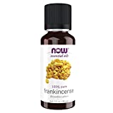 NOW Essential Oils, Frankincense Oil, Centering Aromatherapy Scent, Steam Distilled, 100% Pure, Vegan, Child Resistant Cap, 1-Ounce