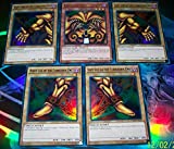 Qiyun Yugioh Set of All 5 Exodia Cards Yugis Legendary Decks Ygld Ultra RARE Mint