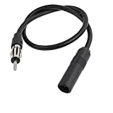 uxcell 14.6 Inch Vehicle Car AM/FM Radio Antenna Adaptor Extension Cable for Ford for Chevy for Honda for Toyota for Nissan for BMW