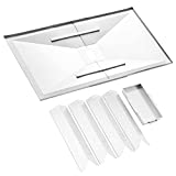 70-01-279 DGF493BNP Heat Plates Drip Pan Grease Tray With Catch Pan Assembly Grill Replacement Parts for Dyna Glo, Backyard and More Brand Grill Dynaglo DGF493PNP DGF493PNP-D Adjustable Drip Tray