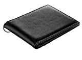 Bifold Wallets for Men Card Genuine Leather Front Pocket Wallet with Keychain Ring