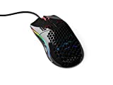 Glorious Gaming Mouse - Model O Minus 58 g Superlight Honeycomb Mouse, Glossy Black Mouse, USB Gaming Mouse