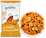 Youtopia Healthy Snacks, 130 Calories, High Protein Snack Mix, Low Sugar, Low Calorie Snacks, Gluten Free, GMO Free Heart Healthy Honey Mustard Trail Mix, So Money Honey Mustard, 1 Oz, Pack of 10