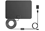 ANTAN Indoor Amplified HD TV Antenna Up to 45 65 Mile Range Support 8K 4K 1080p VHF UHF Free view Television Local Channels for All Indoor TVs with Longer 16.5ft Coax Cable