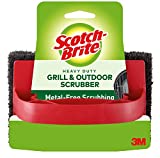 Scotch-Brite Heavy Duty Grill & Outdoor Scrubber, Ideal for Concrete, Patio Bricks, BBQ Tools and Charcoal and Gas Grills