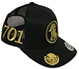Capsnmore El Chapo Guzman Hat Black Mesh Snapback 4 Logos