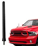 AntennaMastsRus - The Original 6 3/4 Inch Replacement Rubber Antenna Mast fits Dodge Ram Truck 1500 (2009-2023) Accessories - USA Stainless Steel Threading - Car Wash Proof - Internal Copper Coil