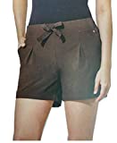 Mondetta MPG Women's Stretch Short (Dusty Olive, Large)