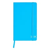 Yoobi Blue Journal | Durable Hardcover Notebook with Elastic Closure | College-Ruled, 80 Lined Sheets | Perfect for Writing, School, Work, Lists | You Buy, Yoobi Gives | 5.2" x 8.5"