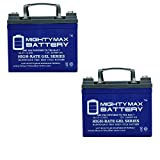 12V 35AH Gel Battery ReplacesCharity Hoveround MPV5-2 - 2 Pack