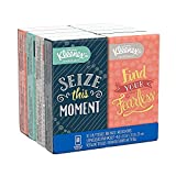Kleenex Trusted Care Facial Tissues, 8 On-The-Go Travel Packs, 10 Tissues per Pack (80 Tissues Total) White