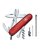 Victorinox Swiss Army Compact Pocket Knife, Red