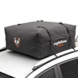 Rightline Gear Range Jr Car Top Carrier, 10 cu ft Sized for Compact Cars, Weatherproof +, Attaches With or Without Roof Rack