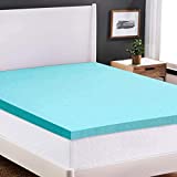 Memory Foam Mattress Topper 2 Inch Twin XL, Single XL Foam Mattress Topper for College Dorm, Gel Soft Foam Mattress Pad, Extra Long Memory Foam Mattress Topper Bed for Pressure Relieving