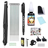 Dragonhawk Hank Poke & Stick Tattoo Kit Beginner Hand Home Tattoo Supply Kits Ink Needles Complete Set Stick DD-SZ