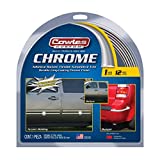 Cowles S37205 Custom Chrome Automotive Trim Molding - 1 Inch by 12 Feet Car/Truck/RV Side Body Chrome Molding (Self Adhesive) for Door Window Bumper Scratch-Proof, UV Protected