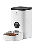 PETLIBRO Automatic Cat Feeder, Timed Cat Feeder with Desiccant Bag for Pet Dry Food, Programmable Portion Control 1-4 Meals per Day & 10s Voice Recorder for Cats and Dogs 4L/6L