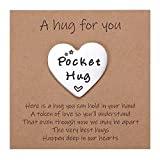 Pocket Hug Back to School Gifts Cards for Girls Her Daughter Students Birthday First Day of School Long Distance Relationship Gifts Women Just Because Christmas Thanksgiving Valentines Easter Stuffers