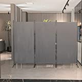 YASRKML 3 Panel Partition Room Divider, Folding Privacy Screen for Office, Room Separators Divider Freestanding Indoor Changing Divider Screen Panel for Study Living Room 102x71.3in