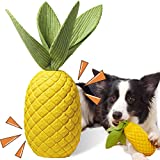 Sugelary Squeaky Dog Toys for Aggressive Chewer Large Medium Breed Dog, Indestructible Tough Durable Dog Chew Toys with Non-Toxic Natural Rubber