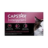 CAPSTAR Oral Flea Treatment for Cats, Fast Acting Tablets Start Killing Fleas in 30 Minutes, Cats 2-25 lbs, 12 Doses