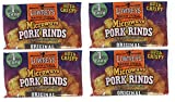 Lowreys Bacon Curls | Microwave Pork Rinds | Original | Four 1.75-oz. Packets
