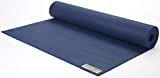 JadeYoga Fusion Mat - Fitness & Exercise Mats for Home Workout, Comfortable & Sturdy Workout Mats for Home Gym, 74" Yoga Mat Thick, Non-Slip Workout Mat with Strong Grip - Midnight Blue Yoga Mats