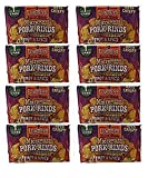 Lowreys Bacon Curls | Microwave Pork Rinds | Eight Hot & Spicy Flavor Packets | 1.75-oz. Per Packet
