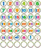 Line Up Spots, Wisdompro 42 Pcs 4 Inch Line Up Stickers Helpers/Number 1-32 Dots Markers Labels Decals for Classroom Floor, Back to School Supplies - 7 Sheet (6 Pcs Each Sheet)