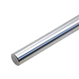 ReliaBot 10mm x 300mm (.3937 x 11.81 inches) Case Hardened Chrome Plated Linear Motion Rod Shaft Guide Metric h8 Tolerance