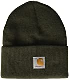 Carhartt unisex child Acrylic Watch Cold Weather Hat, Olive, 8-14 Years US