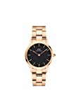 Daniel Wellington Iconic Link Watch, 32mm, Rose Gold/Black