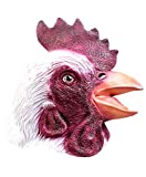 WENTAOWULUE Rooster Mask Chicken Mask Halloween Animal Mask Cock Head mask Deluxe Novelty Halloween Costume Party Latex Mask Rooster Cosplay Props