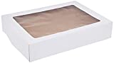 Wilton 2-Pack Corrugated Cake Box with Window, 19 by 14 by 4-Inch