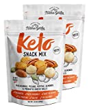 Natures Garden Keto Snack Mix - Probiotic Cheese Balls, Crunchy Keto Snack, Keto Snack Mix, All Natural, Heart Healthy Nuts  24 oz Bag (Pack of 2)