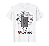 I Love Vaping T-shirt Vape Box Tank Gift for Vapers