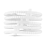 Ryan & Rose Cutie Bracelets Jesus Edition - 5 Pack (White, Medium)