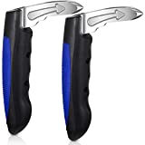 2 Pieces Vehicle Support Handles Automotive Door Assist Handles Elderly Car Assist Handles with Window Breaker for Elderly and Handicapped, Compatible for Most Cars Black (Delicate Style)