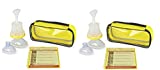LifeVac Travel Kit Pack of 2 - Choking Rescue Device, Portable Suction Rescue Device First Aid Kit for Kids and Adults, Portable Airway Suction Device | Anti Choking Device for Children and Adults
