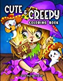 Cute and Creepy Coloring Book: A Coloring Book for Adults and Kids Featuring Manga Inspired Designs with Monster Girls, Spooky Ghosts, Cute Creatures and More!