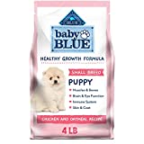 Blue Buffalo Baby BLUE Healthy Growth Formula Natural Small Breed Puppy Dry Dog Food, Chicken and Oatmeal Rice Recipe 4-lb