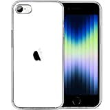 JJGoo Compatible with iPhone SE 3/2 (2022/2020 Edition), iPhone 8 Case, iPhone 7 Case, 4.7-Inch, Clear Soft Shockproof Anti-Scratch Protective Bumper Cover - Clear