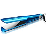 Nano Titanium Hair Straightener, 1.7" Wide Flat Iron for All Hair Types, MCH Straightening Iron for Fast Straightening, Flat Iron Hair Straightener with 5 Temp, Hair Iron with Dual Voltage